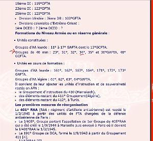 028  FORMATION 34eme Groupe Autonome FTA 4